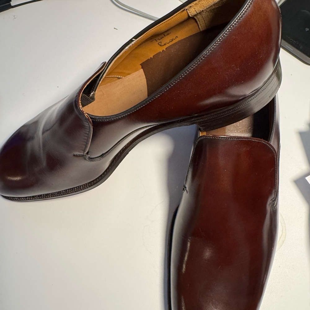 Men's Brown Leather Loafers